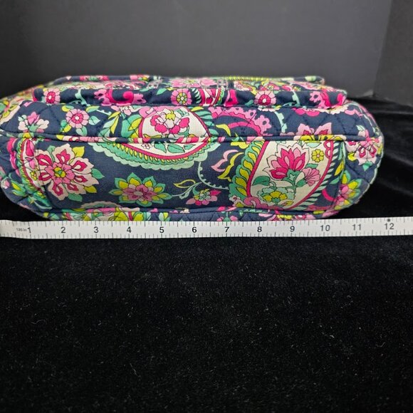 Vera Bradley Mailbag Crossbody Bag "Petal Paisley" Retired Pattern - Picture 12 of 14